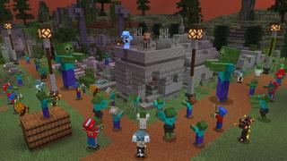 Screenshot of the Minecraft Bedrock Marketplace product How to live inside a Zombie? created by The Craft Stars.