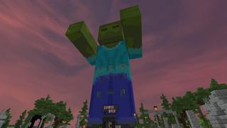 Screenshot of the Minecraft Bedrock Marketplace product How to live inside a Zombie? created by The Craft Stars.