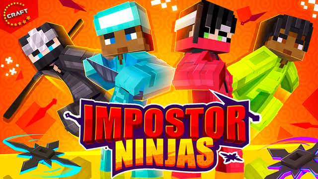 Thumbnail of the Minecraft Bedrock Marketplace product Impostor Ninjas created by The Craft Stars.