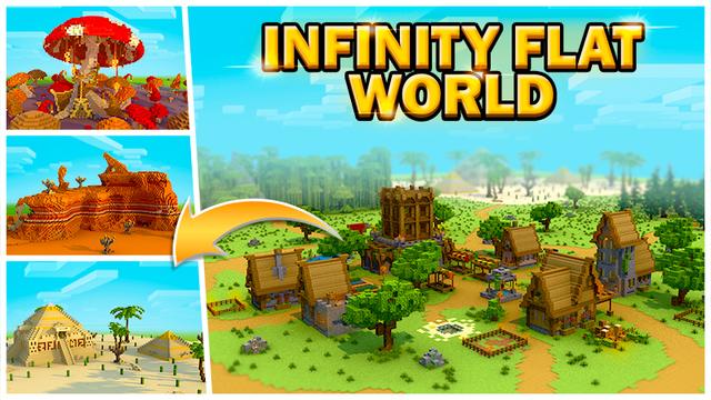 Thumbnail of the Minecraft Bedrock Marketplace product Infinity Flat World created by The Craft Stars.