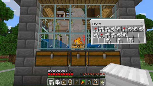 Screenshot of the Minecraft Bedrock Marketplace product Iron Golem Farm created by The Craft Stars.