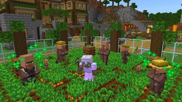 Screenshot of the Minecraft Bedrock Marketplace product Iron Golem Farm created by The Craft Stars.