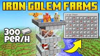 Thumbnail of the Minecraft Bedrock Marketplace product Iron Golem Farm created by The Craft Stars.