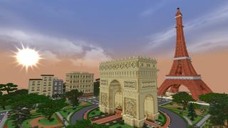 Screenshot of the Minecraft Bedrock Marketplace product Life in Paris created by The Craft Stars.