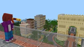 Screenshot of the Minecraft Bedrock Marketplace product Life in Paris created by The Craft Stars.