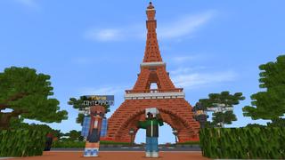 Screenshot of the Minecraft Bedrock Marketplace product Life in Paris created by The Craft Stars.