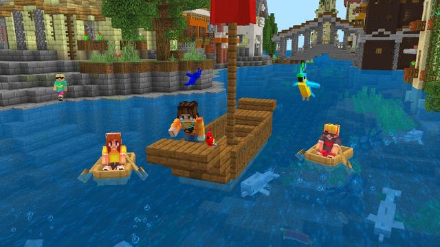 Screenshot of the Minecraft Bedrock Marketplace product Life in Venice created by The Craft Stars.