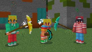 Screenshot of the Minecraft Bedrock Marketplace product Long Pickaxe created by The Craft Stars.