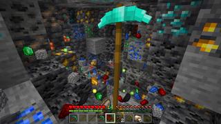 Screenshot of the Minecraft Bedrock Marketplace product Long Pickaxe created by The Craft Stars.