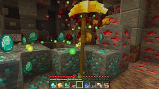 Screenshot of the Minecraft Bedrock Marketplace product Long Pickaxe created by The Craft Stars.