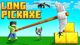 Thumbnail of the Minecraft Bedrock Marketplace product Long Pickaxe created by The Craft Stars.