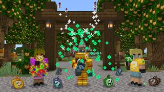 Screenshot of the Minecraft Bedrock Marketplace product Lucky Apples created by The Craft Stars.