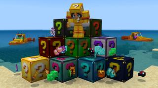 Screenshot of the Minecraft Bedrock Marketplace product Lucky Block City created by The Craft Stars.