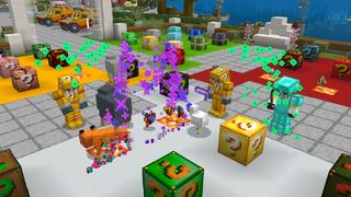 Screenshot of the Minecraft Bedrock Marketplace product Lucky Block Mansion created by The Craft Stars.