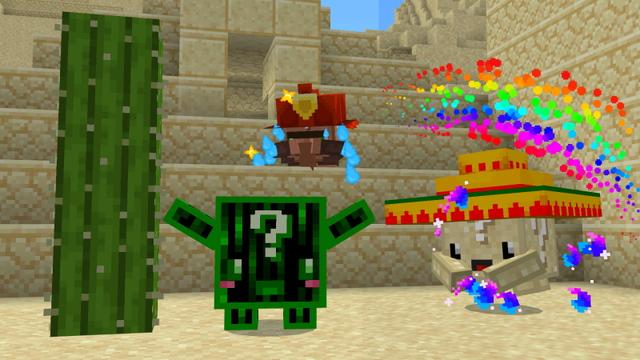 Screenshot of the Minecraft Bedrock Marketplace product Lucky Block Pets created by The Craft Stars.