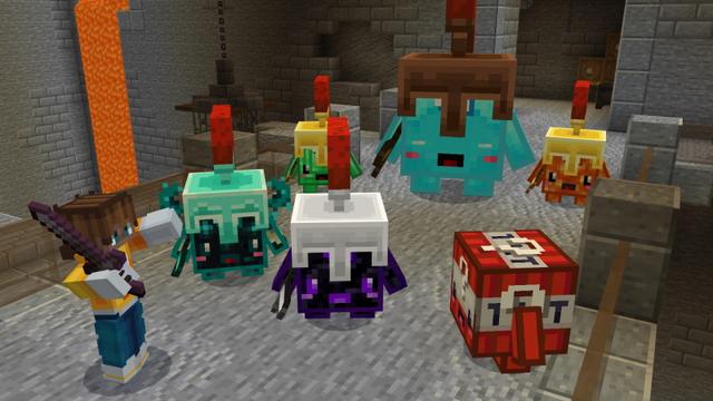 Screenshot of the Minecraft Bedrock Marketplace product Lucky Block Pets created by The Craft Stars.