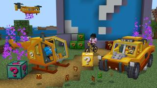 Screenshot of the Minecraft Bedrock Marketplace product Lucky Block Resort created by The Craft Stars.