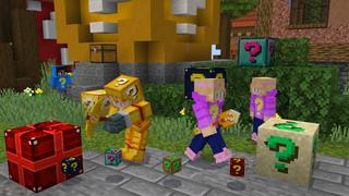 Screenshot of the Minecraft Bedrock Marketplace product Lucky Block Tools created by The Craft Stars.