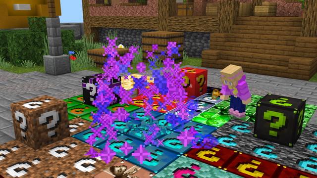 Screenshot of the Minecraft Bedrock Marketplace product Lucky Block Tools created by The Craft Stars.