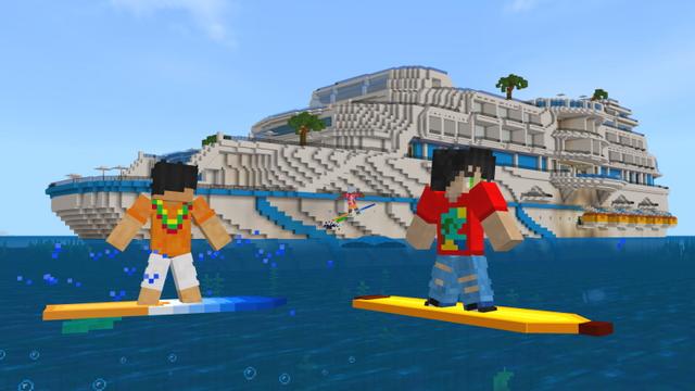 Screenshot of the Minecraft Bedrock Marketplace product Luxury Cruise created by The Craft Stars.