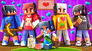 Thumbnail of the Minecraft Bedrock Marketplace product MC Gamer Family created by The Craft Stars.
