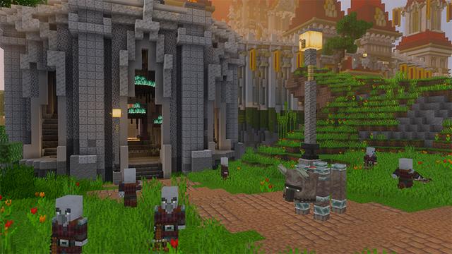 Screenshot of the Minecraft Bedrock Marketplace product Mega Castle created by The Craft Stars.