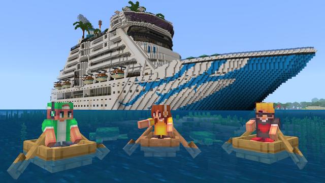 Screenshot of the Minecraft Bedrock Marketplace product Mega Cruise Ship created by The Craft Stars.