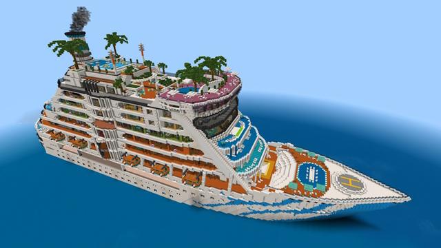 Screenshot of the Minecraft Bedrock Marketplace product Mega Cruise Ship created by The Craft Stars.