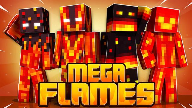 Thumbnail of the Minecraft Bedrock Marketplace product Mega Flames created by The Craft Stars.
