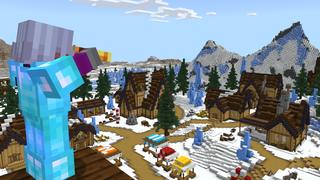 Screenshot of the Minecraft Bedrock Marketplace product MEGA ICE VILLAGE created by The Craft Stars.
