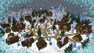 Screenshot of the Minecraft Bedrock Marketplace product MEGA ICE VILLAGE created by The Craft Stars.