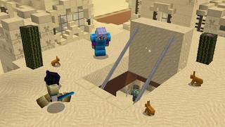 Screenshot of the Minecraft Bedrock Marketplace product MEGA PYRAMID created by The Craft Stars.