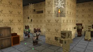 Screenshot of the Minecraft Bedrock Marketplace product MEGA PYRAMID created by The Craft Stars.