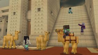 Screenshot of the Minecraft Bedrock Marketplace product MEGA PYRAMID created by The Craft Stars.