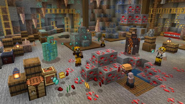 Screenshot of the Minecraft Bedrock Marketplace product Mineshaft created by The Craft Stars.