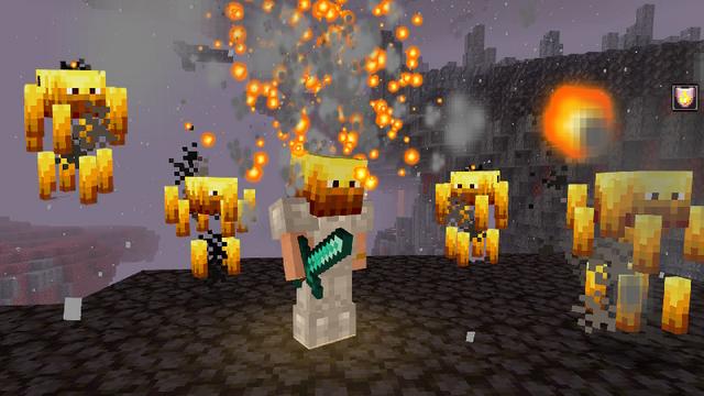 Screenshot of the Minecraft Bedrock Marketplace product Mob Heads Add-On created by The Craft Stars.