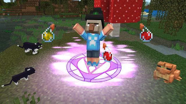 Screenshot of the Minecraft Bedrock Marketplace product Mob Heads Add-On created by The Craft Stars.
