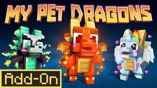 Thumbnail of the Minecraft Bedrock Marketplace product Os meus dragões de estimação created by The Craft Stars.