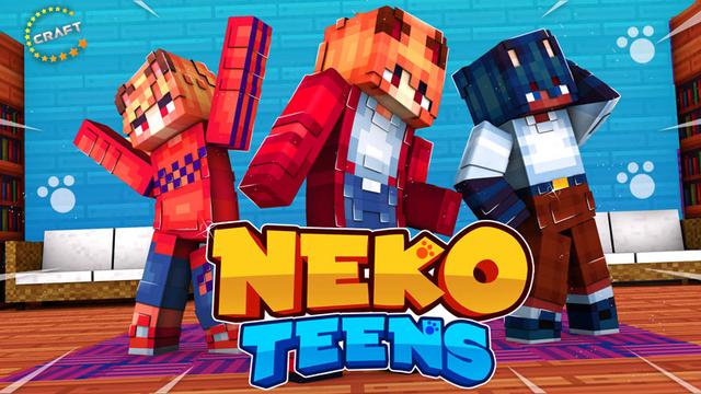 Thumbnail of the Minecraft Bedrock Marketplace product Neko Teens created by The Craft Stars.