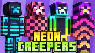 Thumbnail of the Minecraft Bedrock Marketplace product Neon Creepers created by The Craft Stars.