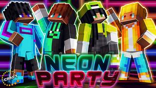 Thumbnail of the Minecraft Bedrock Marketplace product Neon Party created by The Craft Stars.