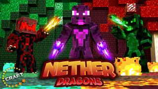Thumbnail of the Minecraft Bedrock Marketplace product Nether Dragons created by The Craft Stars.
