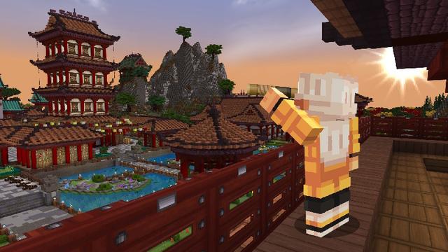 Screenshot of the Minecraft Bedrock Marketplace product Ninja Empire created by The Craft Stars.