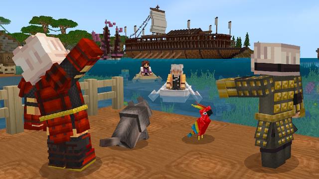 Screenshot of the Minecraft Bedrock Marketplace product Ninja Empire created by The Craft Stars.