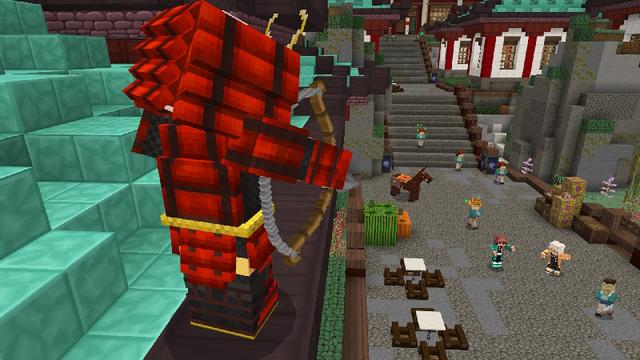 Screenshot of the Minecraft Bedrock Marketplace product Ninja Empire created by The Craft Stars.