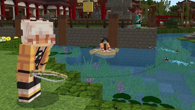 Screenshot of the Minecraft Bedrock Marketplace product Ninja Empire created by The Craft Stars.