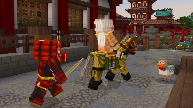 Screenshot of the Minecraft Bedrock Marketplace product Ninja Empire created by The Craft Stars.