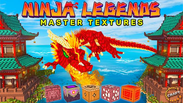 Thumbnail of the Minecraft Bedrock Marketplace product Ninja Legends- Master Textures created by The Craft Stars.