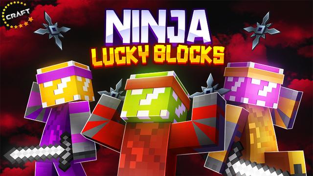 Thumbnail of the Minecraft Bedrock Marketplace product Ninja Lucky Blocks created by The Craft Stars.