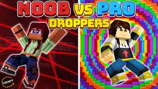 Thumbnail of the Minecraft Bedrock Marketplace product Noob vs Pro Droppers created by The Craft Stars.